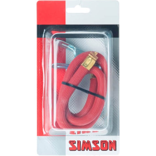 Simson Pomp Hose Jumbo Red on Card