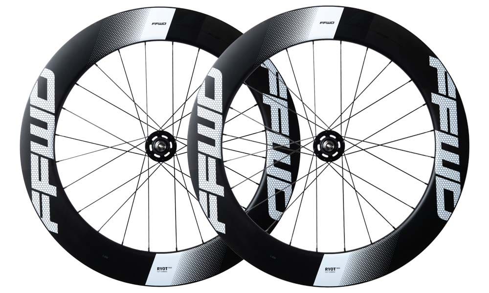 Sapim ffwd wielset ryot77 baan 77mm ffwd naaf zwart wit