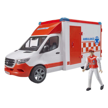 Ambulans sprinterski Bruder Mercedes z ratownikiem medycznym - dźwięk światła - 2676