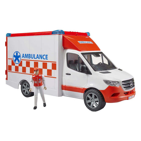 Ambulans sprinterski Bruder Mercedes z ratownikiem medycznym - dźwięk światła - 2676