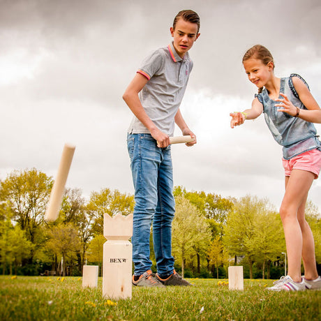 Bex kubb oryginalne drewno kauczukowe