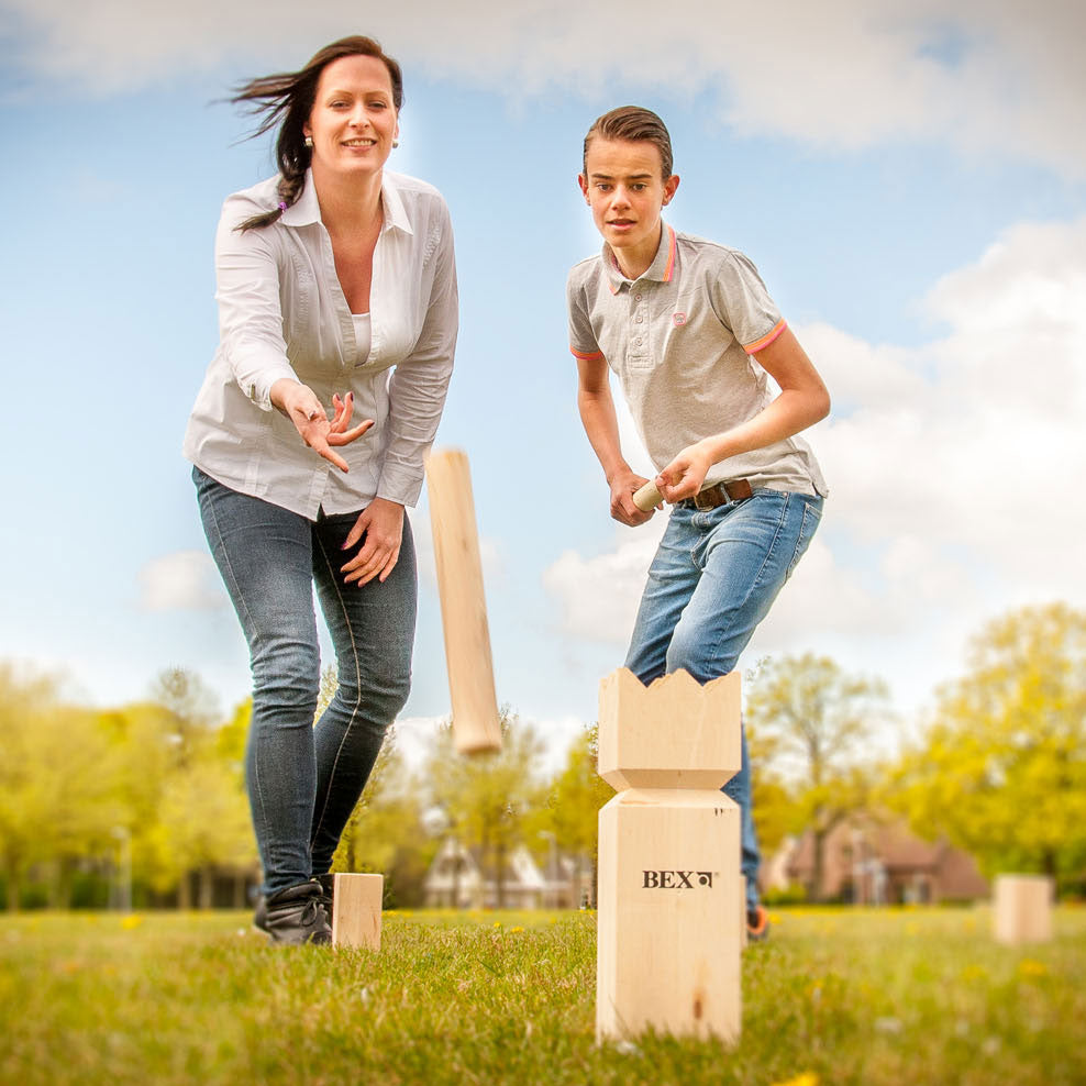 Bex kubb oryginalne drewno kauczukowe