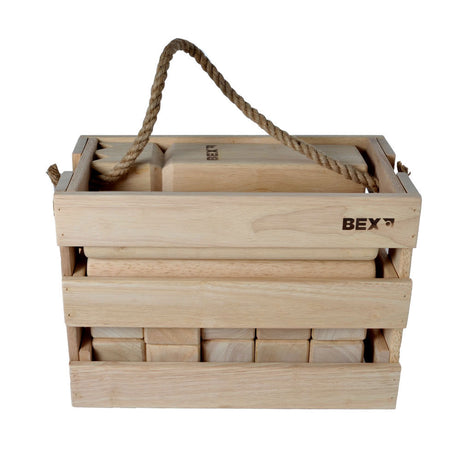 Kubb w drewnianym pudełku