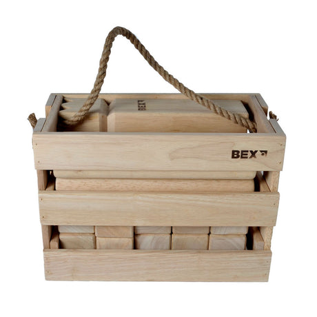 Kubb w drewnianym pudełku