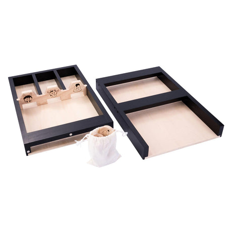 Drewniana deska do gry w shuffleboard dla dzieci, 80cm