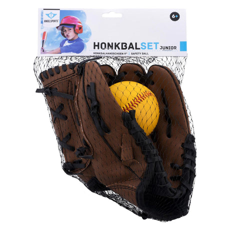 Zestaw baseballowy Engelhart ze sztucznej skóry