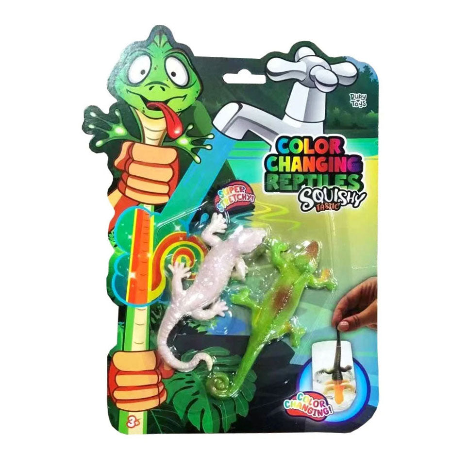 Rozciągliwe gady zmieniające kolor
