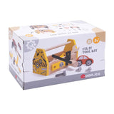 Dorjee Toolbox 33-osobowy junior drewniany żółty