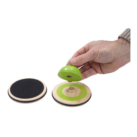 Engelhart houten indoor curling spel - 2 tot 4 spelers