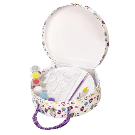 Totum Craft Case Disco Dance Malarstwo na płótnie - zabawki dla dziewczynek - rękodzieło z gipsu home deco