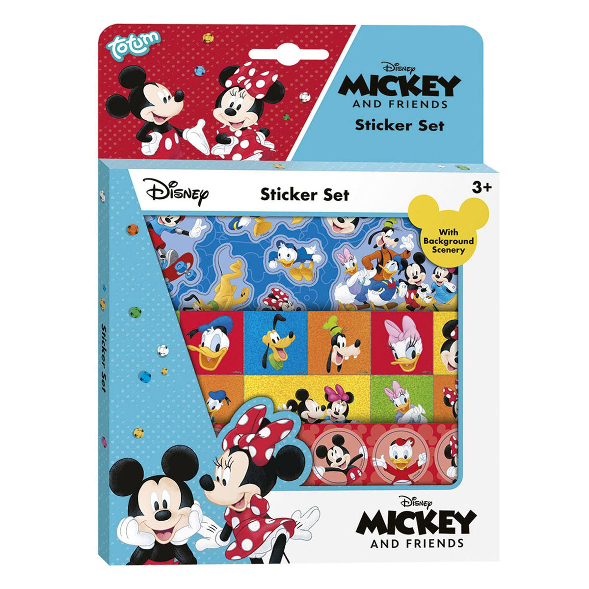 Zestaw naklejek myszy Totum Mickey