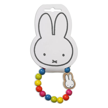 Bambolino zabawki drewniana bransoletka frezowa miffy