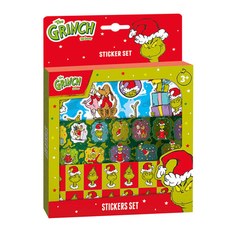 Zestaw naklejek grupy kreatywnej Totum Grinch