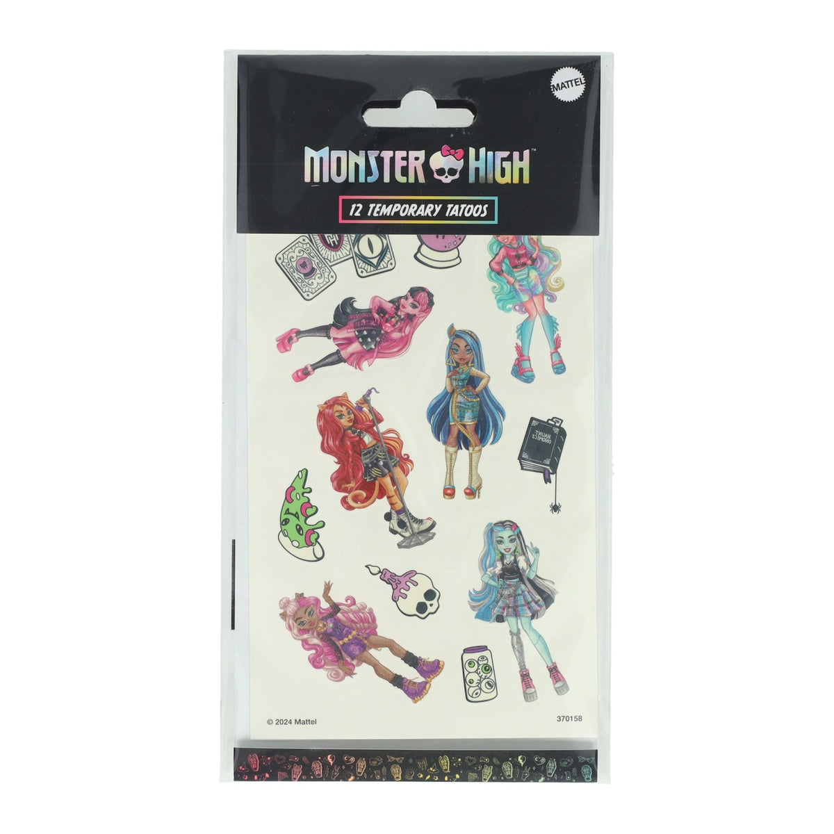 Kreatywne tatuaże grupowe Monster High, 12szt.