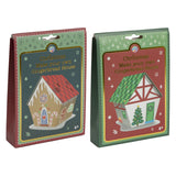 Creative craft group maak je eigen foam gemberhuis kerstmis met stickers
