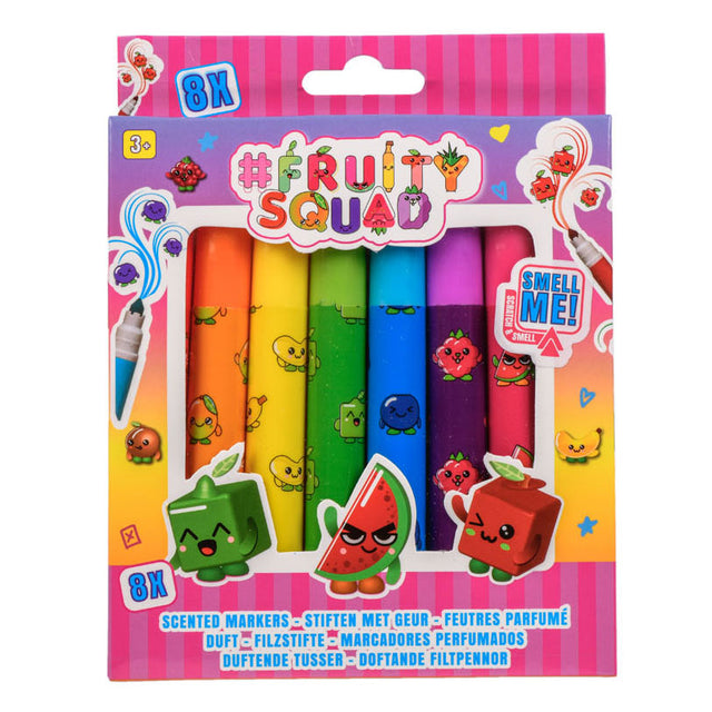Canenco Fruity Squad Markery szerokie punkt z zapachem, 8.