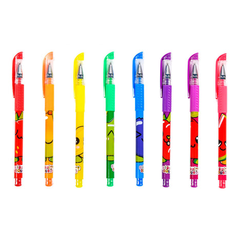 Długopisy żelowe Canenco Fruity Squad z zapachem, 8 szt.