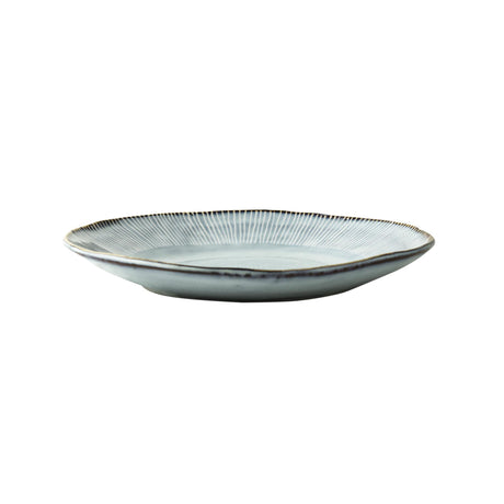 Talerz organiczny z różą holenderską, średnica 21,5 cm, niebieskie pudełko zawierające 4 sztuki