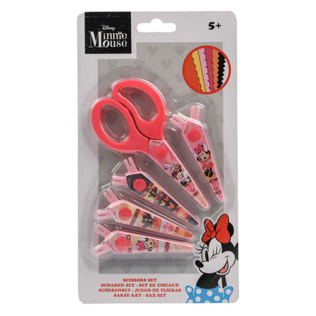 Nożyczki do różu Canenco Minnie Mouse z 5 ząbkowanymi ostrzami