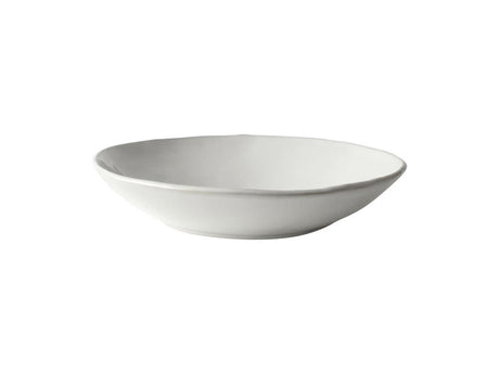 Głęboki talerz z organicznej róży holenderskiej, średnica 23,5 cm, białe pudełko zawierające 4 sztuki