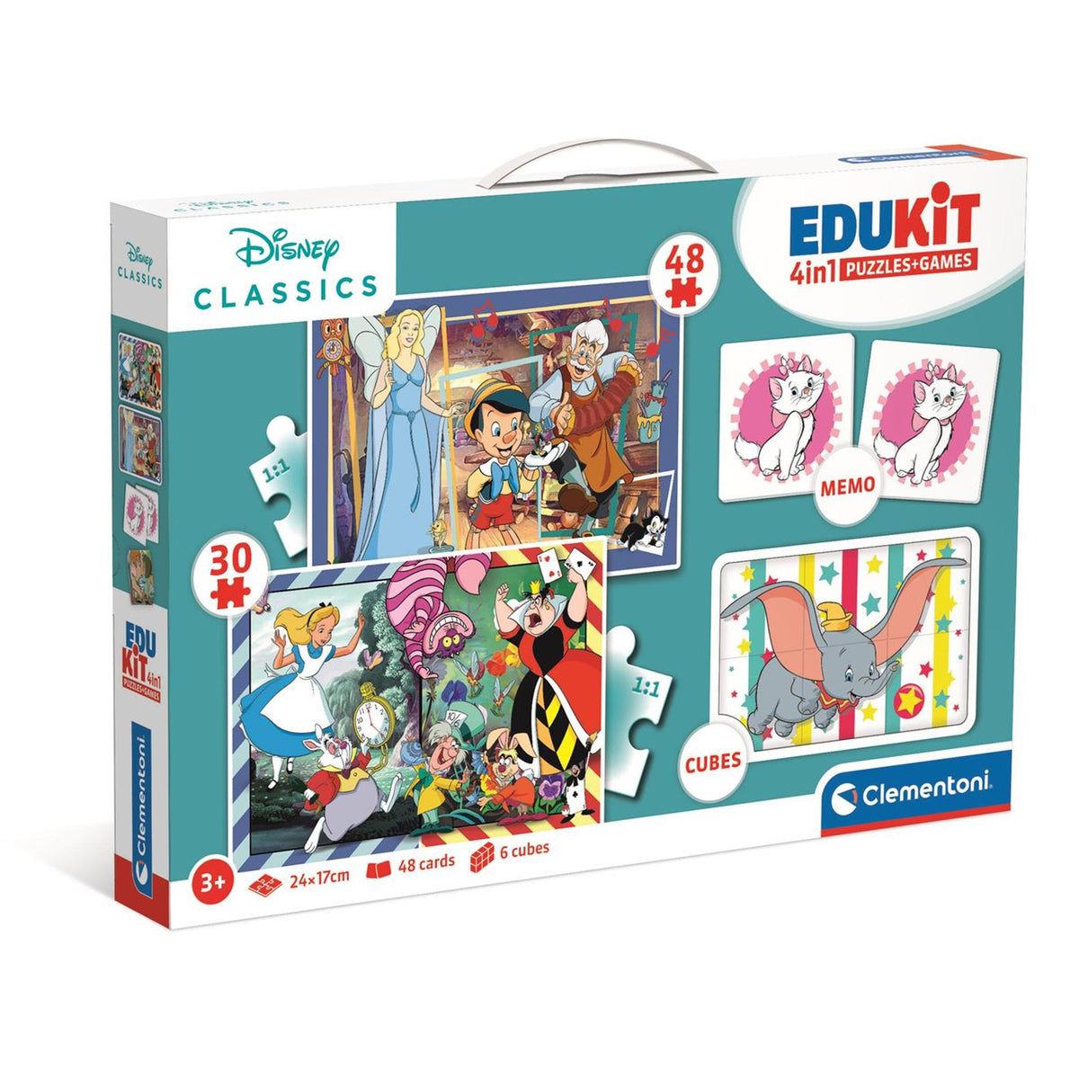 Clementoni edukit 4 w 1 klasyki Disneya
