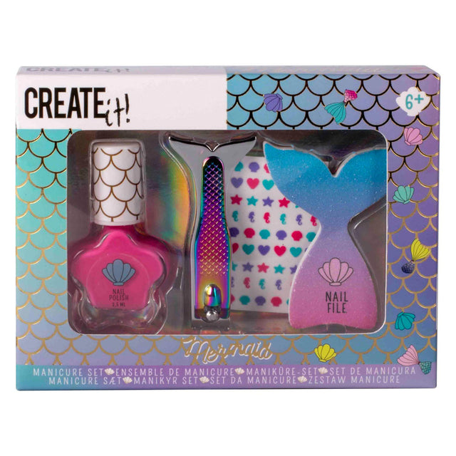 Utwórz to! Zestaw manicure syreny