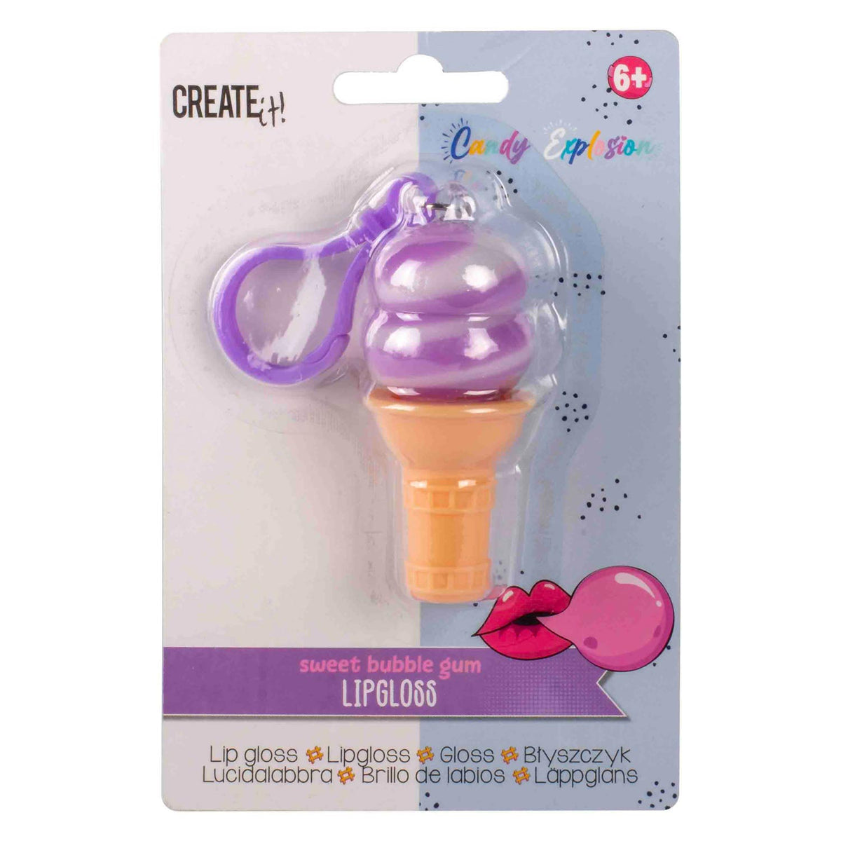 Canenco Candy Explosion Lipgloss Ice Cream Pierścień