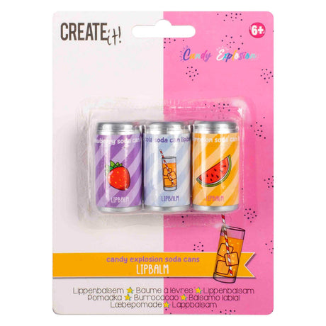 Create it! candy explosion lippenbalsem, 3st.