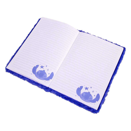 Pluszowy notatnik Canenco Stitch w kolorze ciemnoniebieskim