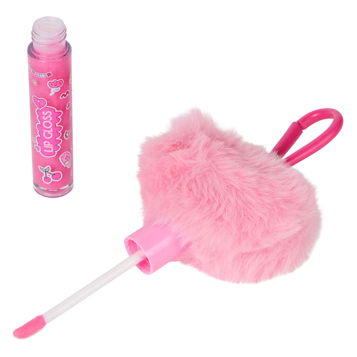 Canenco create it! lipgloss pompon sleutelhanger