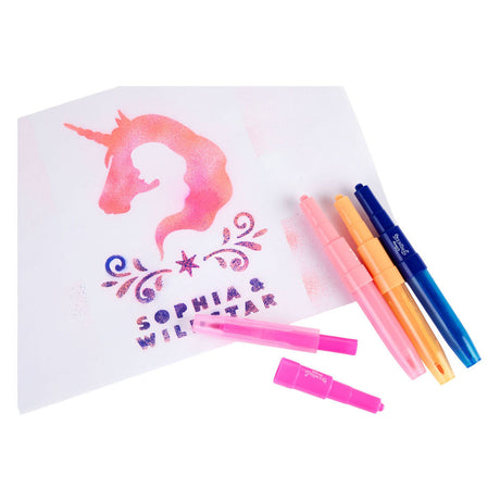 Canenco unicorn academy blaaspennen set deluxe