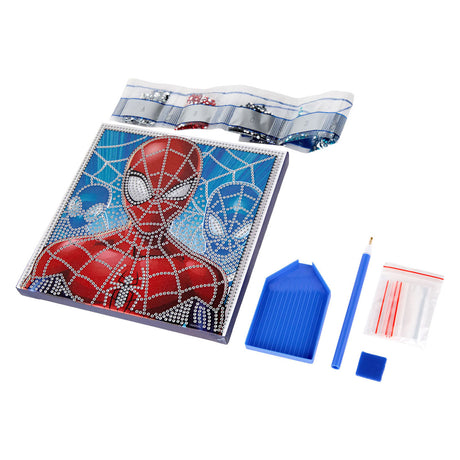 Canenco spiderman diamond painting canvas - 19x19cm