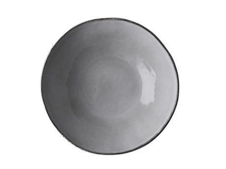 Miska organiczna z róży holenderskiej ã˜23x8cm jasnoszara, pudełko 2 sztuki