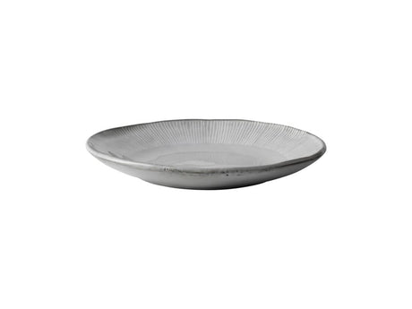 Talerz organiczny z róży holenderskiej ã˜21,5 cm jasnoszary, pudełko 4 sztuki