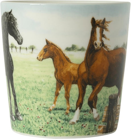 Wiebe van der Zee Mini kubek Wiebe's Farm koń 230 ml, pudełko zawierające 6 sztuk porcelany