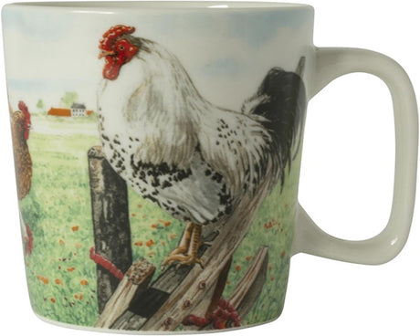 Wiebe van der Zee Wiebe's Farm mini kubek z kurczakiem 230 ml, pudełko zawierające 6 sztuk porcelany