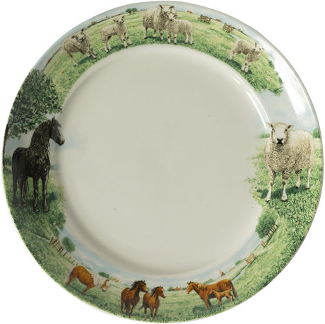 Wiebe van der Zee Talerz hodowlany Wiebe koń owca ã˜21 cm pudełko zawierające 6 sztuk porcelany