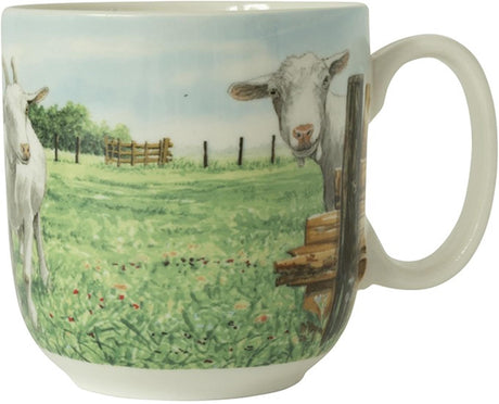 Wiebe van der Zee Kubek Wiebe's Farm XL Goat 410 ml Pudełko 6 sztuk porcelany