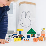 Bambolino Miffy drewniane klocki farma - 28-częściowy zestaw do zabawy dla maluchów ze zwierzętami hodowlanymi, klocki - zabawki edukacyjne wskazówka na prezent - od 2 lat - zabawki