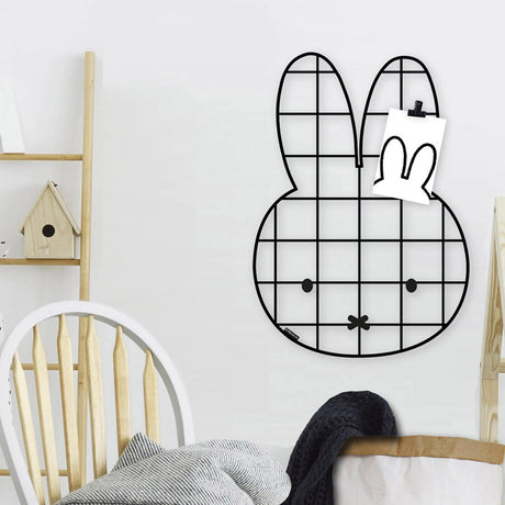 Tablica na notatki Bambolino Miffy metalowa - stojak z drutu - 45x32cm