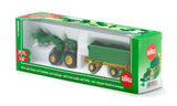 Siku 1843 John Deere z przyczepą 1:87