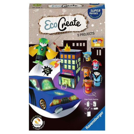 Ravensburger Ecocreate mini superbohaterów