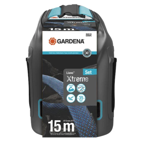 Zestaw węża tekstylnego Gardena Liano Xtreme 15 m z torbą do przechowywania