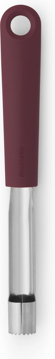 Brabantia smaczna+ wydrążacz do jabłek - czerwony bakłażan