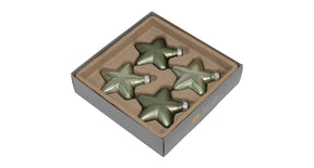 W b. 4 glass stars combi granite green 80 mm