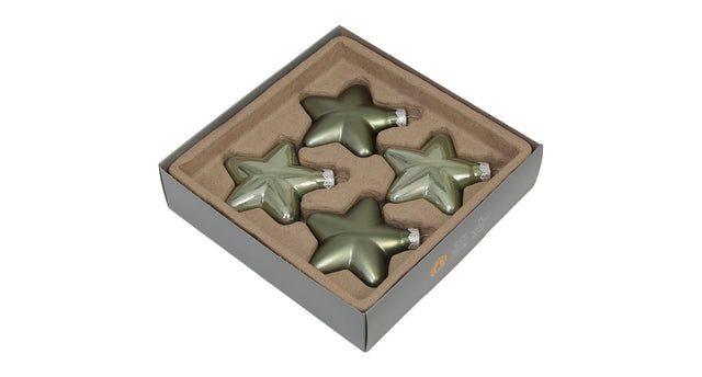 W b. 4 glass stars combi granite green 80 mm