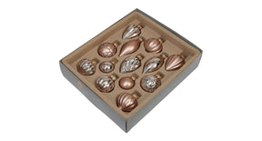 W b. 13 assorted ornaments combi hazel ass.