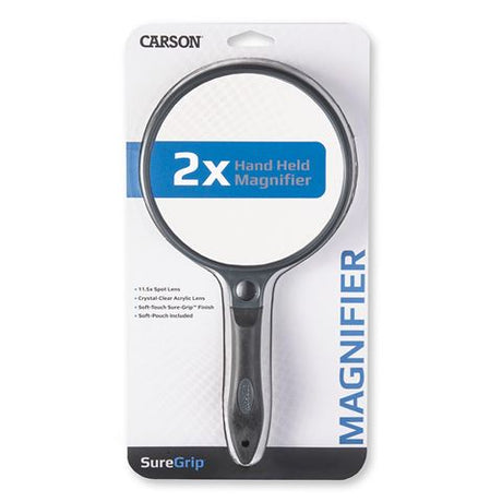Carson Steelloep z gumowym uchwytem 2x130 mm