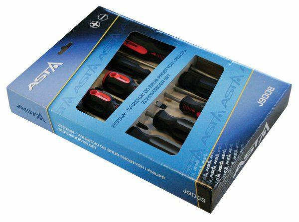 Asta <unk> eenvoudige schroevendraaiers filips-set 8 stuks