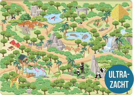 Maty amp; maty joy mata do zabawy Joy Jungle duża 130x180 cm